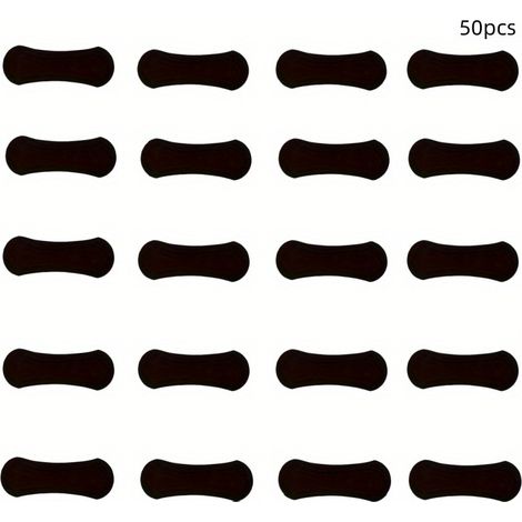 Bandes nasales noires – Respirantes, confortables, flexibles, faciles à appliquer, pour usage quotidien et sport, 50 pièces (1/4)