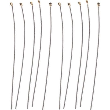 10x 2,4-GHz-Empfängerantenne 15 cm, Ersatz-Empfängerantenne für Flugzeuge, IPX13-Anschluss, RF113-versilberter Draht für Futaba FrSky