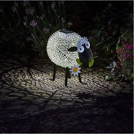 Éclairage solaire LED girafe poule effet cuivre métal jardin-Online Store (1/5)