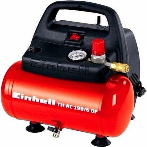 Compressore aria portatile th-ac 190/6 of con motore monofase einhell (1/3)