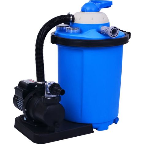 Pompe de filtration à sable avec minuterie 550W 50 Litres (1/5)
