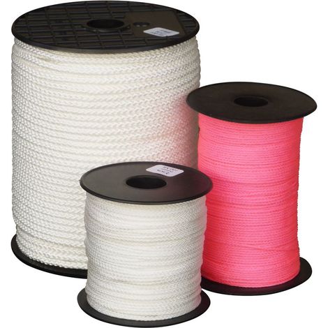 Treccia in polipropilene - Rosa neon Ø 1,5 mm L100 m OUTIFRANCE