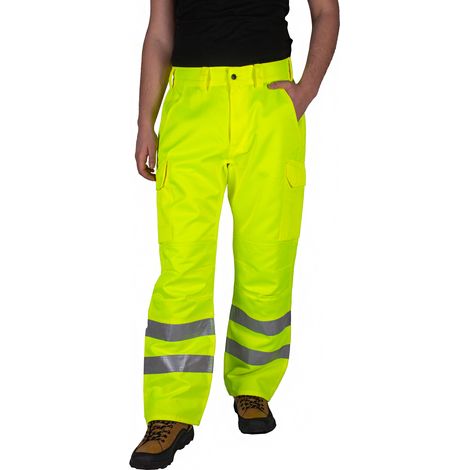 Pantalón de trabajo REFLECTANTE Pantalón de trabajo REFLECTANTE DE HOMBRE hasta la cintura 34 M
