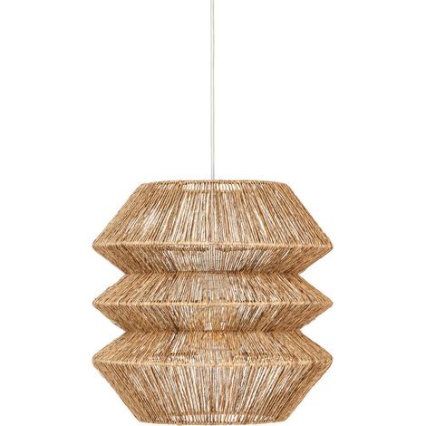 Liza lampada a sospensione in iuta d38cm - Atmosphera créateur d'intérieur (1/4)