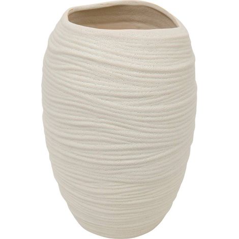 Vase Prudi blanc H31,5cm - Atmosphera créateur d'intérieur