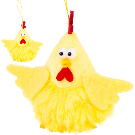 Pulcino di Pasqua, soffice giallo, 13 cm (1/5)