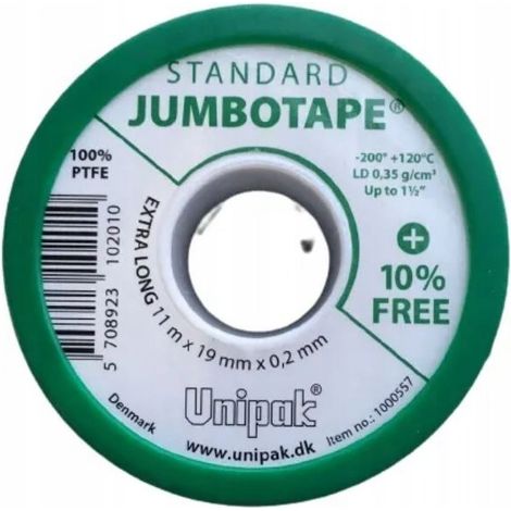 NASTRO IN TEFLON UNIPAK JUMBOTAPE 19mm11m0.2mm