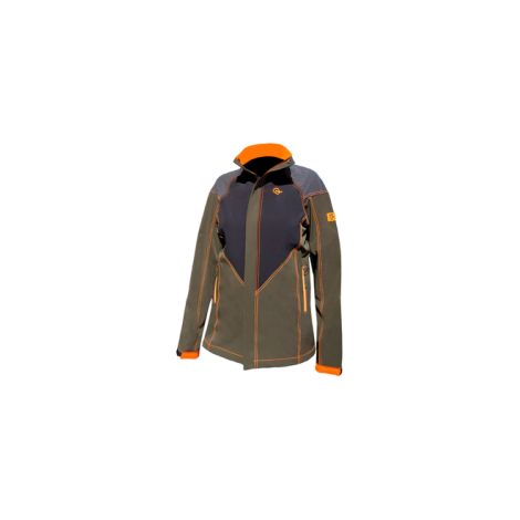 Chaqueta de trabajo técnica 100% elástica verde/naranja PATTONES ROBERT'S L
