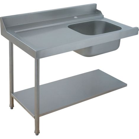 Table d'entrée pour prélavage à gauche - Diamond (1/2)