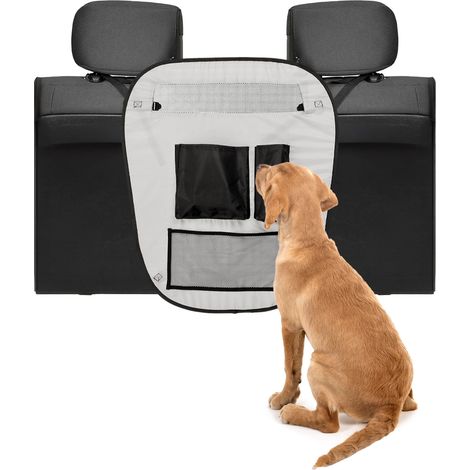 Protezione Auto Per Cani Con Divisorio Sedili E Tasche Portaoggetti
