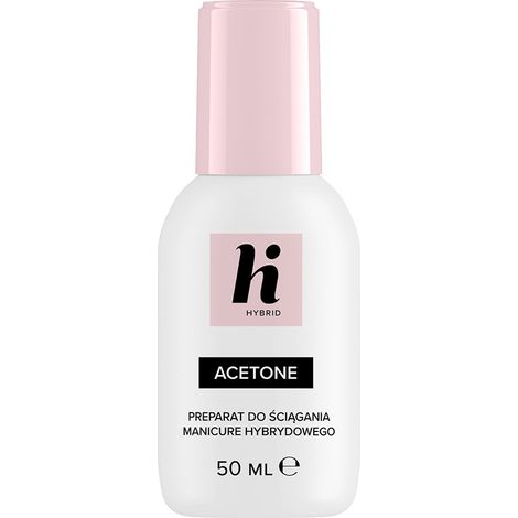 Acétone pour décaper le vernis hybride Hi Hybrid 50 ml