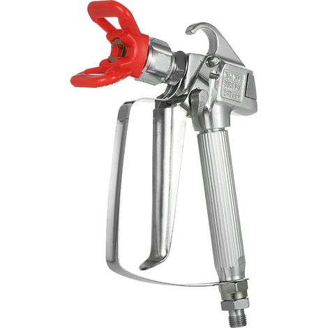 Aérographe pneumatique Pistolet de pulvérisation spécial de peinture haute pression airless 3600psi Pistolet de pulvérisation de peinture au latex + base rouge Convient au pulvérisateur Graco Wagner T (1/5)