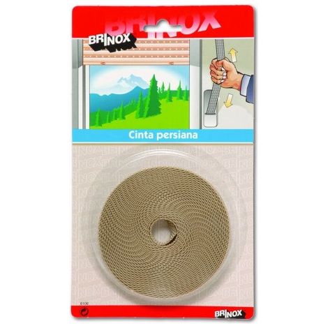 CINTA PERSIANA 13MMX6M BEIGE - BRINOX