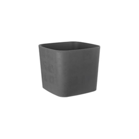 VASO SWING MOOD QUADRO 40CM GRIGIO FUMO PLASTECNIC