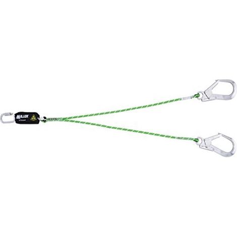 Honeywell 1032394 Miller Shock Absorbing Lanyard Y Kernmantel 1,5M With Q.T And 2Go65 Edge Tested