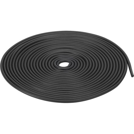 Bande D'Étanchéité en Caoutchouc Nitrile, Ronde, de 2 mm (5/64") de Diamètre et de 3 Mètres (9,84 Pieds) de Longueur, Pour Joints D'Étanchéité Diy Équipement Industriel Meubles (1/5)
