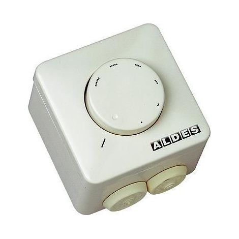 Aldes – Variateur de lumière complet 1.5A – Mode de pose électricité – Pour VMC résidentielle – Moteur Brushless