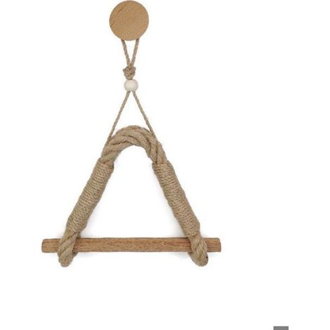 Porte-Papier Toilette Vintage en Corde de Chanvre pour Salle de Bain 1pcs 3524.5CM. (1/4)