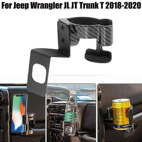 Multifunktionale Auto-Halterung mit Getränkebecher, Handyhalterung und Organizer für Jeep Wrangler JL JT Kofferraum T 2018 2019 2020-- (1/5)