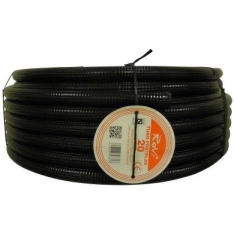 Tubo corrugado 20mm 50 metros Tuberia corrugada con Certificado Aenor utilizada para conducción de cables electricos