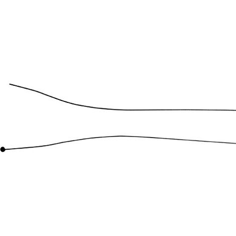 Câble souple à embout tonneau UNIVERSEL longueur 2200 mm