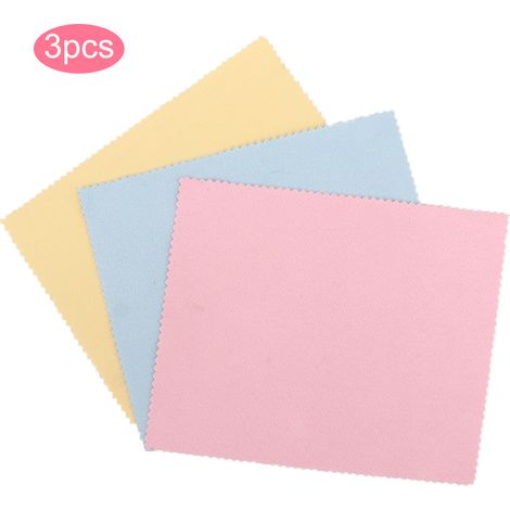 Lot de 9 chiffons double face pour nettoyer montres, lunettes et lentilles, outil de réparation horlogère. (1/5)