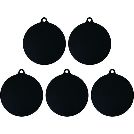 5 Pack Electric Induction Hob Protector Mat Anti-slip Mat , Black (1/5)