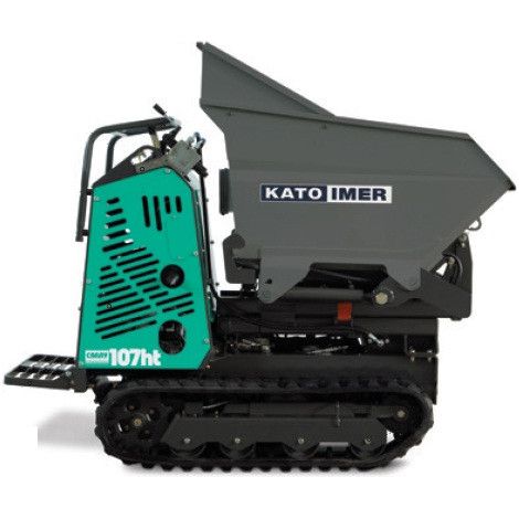 Imer - Mini Transporteur moteur essence Honda GX 270 avec benne, kit ciseaux et voie variable - CARRY 107 HT