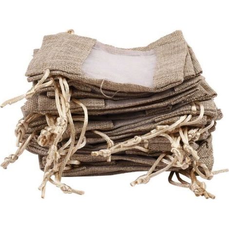 Sac Pochette Cadeaux de Noël Sacs de Noce Sacs pour les Grains de Café Bonbons Maquillage Maquillage Emballage 10X 14Cm GIFT POUCH (1/4)