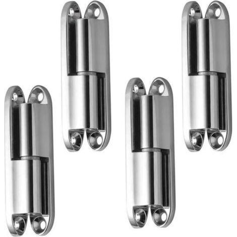 Set di 4 cerniere per porte, cerniere rimovibili, cerniere silenziose, cerniere per porte, per ante di armadi, porte di stanze, ante di mobili (1/4)