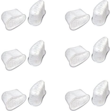 Lot de 12 Cartouche de filtre à eau au charbon pour cafetière KRUPS F4720057, en coquille de noix de coco non tissée, sachet de charbon actif, certifié FDA (1/4)
