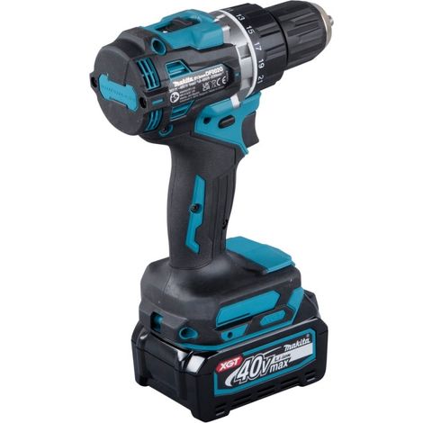 Perceuse Makita DF002GD201 40 V 2x2 5 Ah accu.
