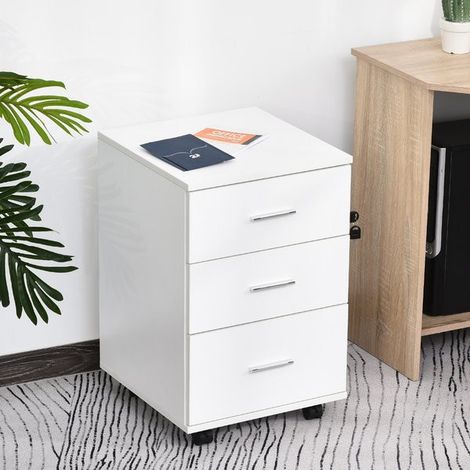Caisson de bureau MANHATTAN blanc (1/5)