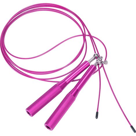 Corde À Sauter En Acier Et Aluminium - Roulements 360 Degrés - Pour Fitness Intérieur Et Extérieur - 1 Pièce (1/5)