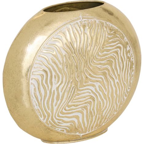 Jarrón Onara, 31,5 cm de altura, dorado - Atmosphera créateur d'intérieur (1/2)