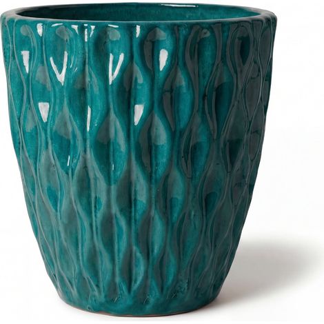Vaso MONET 28x28cm blu petrolio
