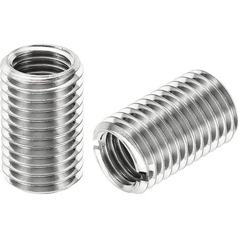 Filetage Adaptateurs Manchon Réducteur Écrou Insert Fileté Metal, 2 pcs M20x2,5 Mâle vers M16x2 Femelle Réparation Insérer Écrou Vis Réducteur Inox Acier Attache 32mm (1/5)