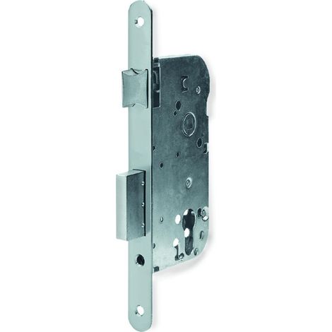 Serrure Automatique pour portes en bois série 203 MN, entrée 60 mm, Acier Inoxydable (1/4)