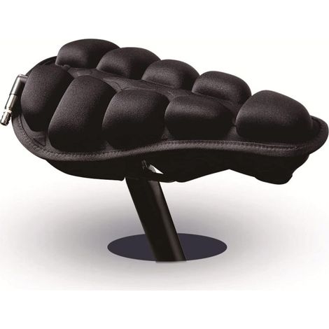 Housse de siège de vélo super douce, gonflable et isolée en 3D - Siège de remplacement en mousse de silicone épaisse - Convient à tous les types de vélos (noir) H793 (1/2)