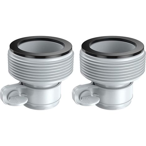 Adaptateur de connecteur pompe filtre piscine conversion 1 25 pouce à 5 2 pièces (1/5)