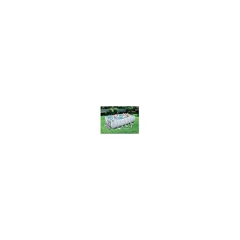 PISCINA STEEL FRAME 404X201X100 CON POMPA (1/10)