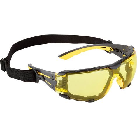 Gafas de seguridad Tech Look Pro KN PORTWEST PS28 Ámbar