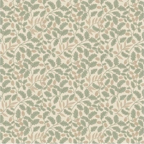 Arthouse Acorn Trail Sage Wallpaper Trees Versatile Paste The Paper Washable (1/4)