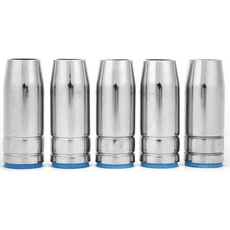 Lot 5 becs gaz MB 25AK – MIG MAG – 12.5mm – cuivre galvanoplastie – conique
