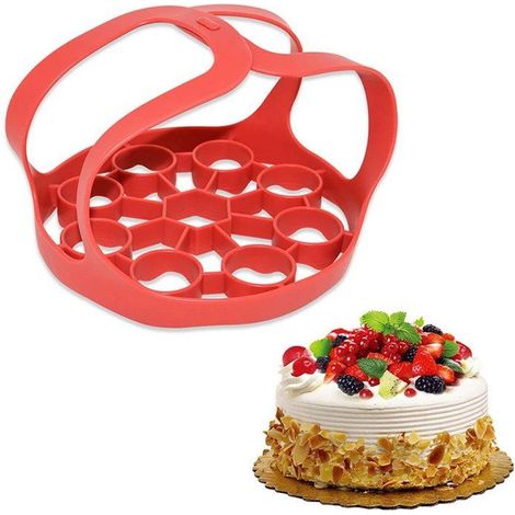Panier vapeur en silicone (pliable) Support de cuisson en caoutchouc pour autocuiseur Instant Pot 6/8 L Sans BPA (1/5)