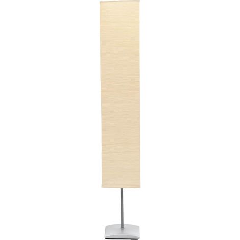 Maison Exclusive - Lampada a Piantana con Supporto in Acciaio 135 cm Beige (1/5)