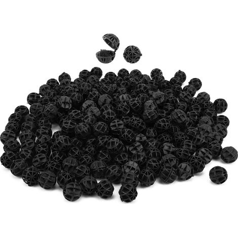 100 pièces Boules Bio, média filtrant biologique pour aquarium et étang, billes de filtration 16 mm (200 unités) (1/5)