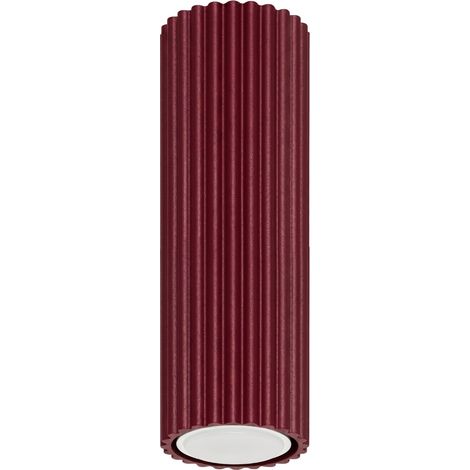 Deckenleuchten Karbon burgund 1xGU10 6.5cm Aluminium Sollux (1/5)