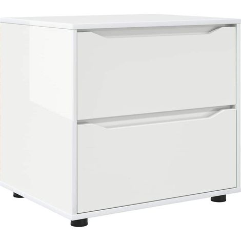 Maison Exclusive - Armadio Bianco Lucido 60 x 48 x 57 cm Legno multistrato