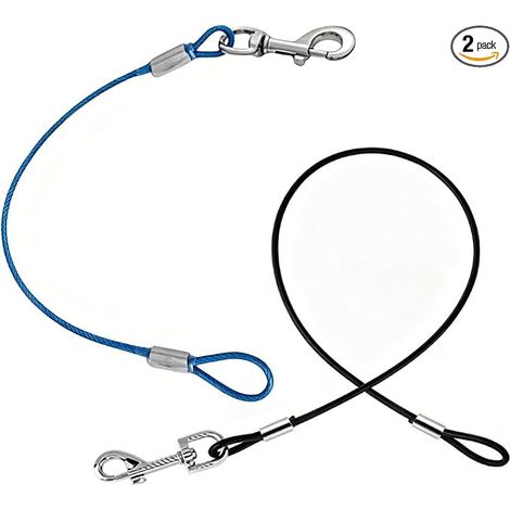 Dog Lead 60 cm Steel 4 mm Dog Lead (1/5)